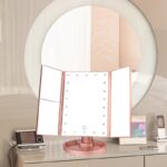 Тройное LED зеркало для макияжа со светодиодной подсветкой