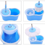 Турбо швабра с ведром Spin MOP 360 голубая