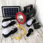 Ліхтар на сонячній батареї та зарядний пристрій Gold Silver GS-580 15W 30 LED з радіо, MP3 та повербанком Ліхтар на сонячній батареї та зарядний пристрій Gold Silver GS-580 15W 30 LED з радіо, MP3 та повербанком