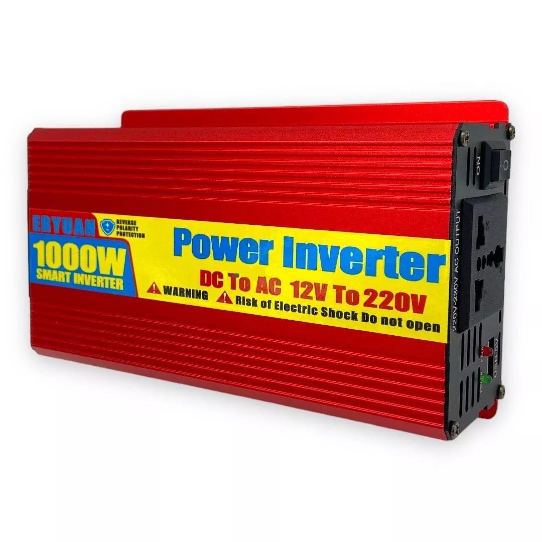 Перетворювач напруги AC/DC з 12V на 220V ERYUAN MX-1000 на 1000W Перетворювач напруги AC/DC з 12V на 220V ERYUAN MX-1000 на 1000W