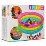 Дитячий надувний басейн з кульками Intex pro 86 х 25 см