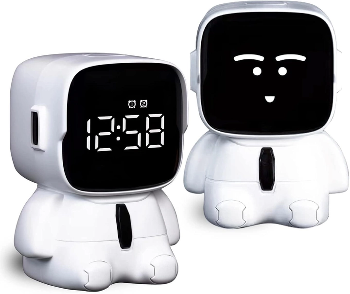 Настільний годинник-будильник космонавт Robot clock Настільний годинник-будильник космонавт Robot clock