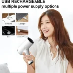 Акумуляторний бездротовий фен Hair Dryer 2600 mAh 500W