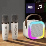 Дитяче Bluetooth караоке з 2-ма бездротовими мікрофонами