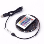 Світлодіодна RGB стрічка 5м Bluetooth USB з керуванням через додаток та пульт