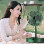 Вентилятор настільний з телескопічною ніжкою та живленням від USB Folding Storage Fan
