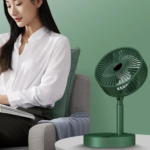 Вентилятор настільний з телескопічною ніжкою та живленням від USB Folding Storage Fan