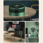 Вентилятор настільний з телескопічною ніжкою та живленням від USB Folding Storage Fan