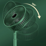 Вентилятор настільний з телескопічною ніжкою та живленням від USB Folding Storage Fan