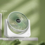 Акумуляторний настільний вентилятор Fan Portable 3 швидкості роботи